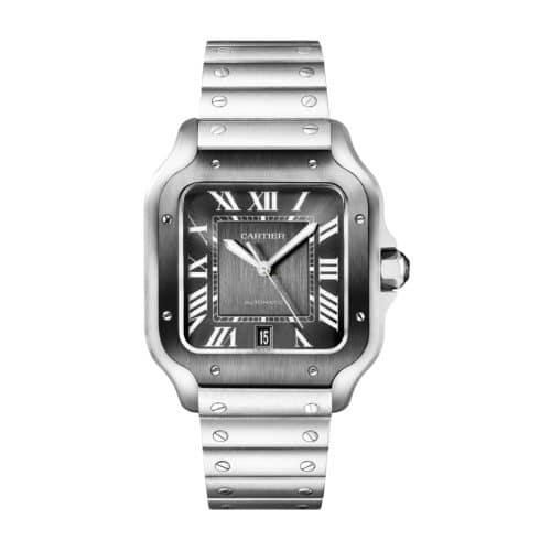 Cartier Santos Large Grey Dial WSSA0037