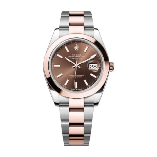 Rolex Datejust 41mm Everose Gold Chocolate Dial Ref: 126301