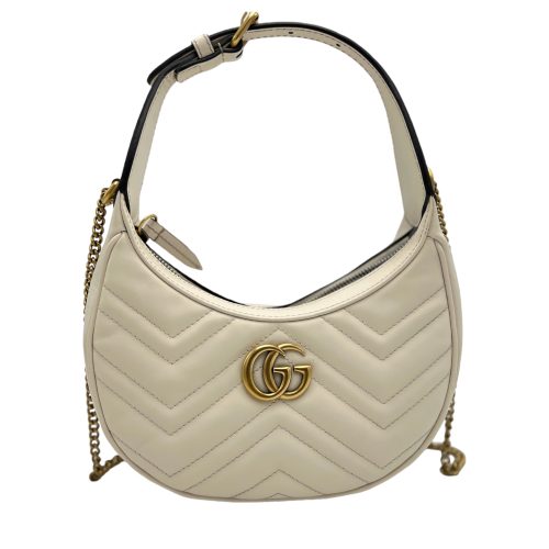 Gucci GG Marmont Half-Moon-Shaped mini bag