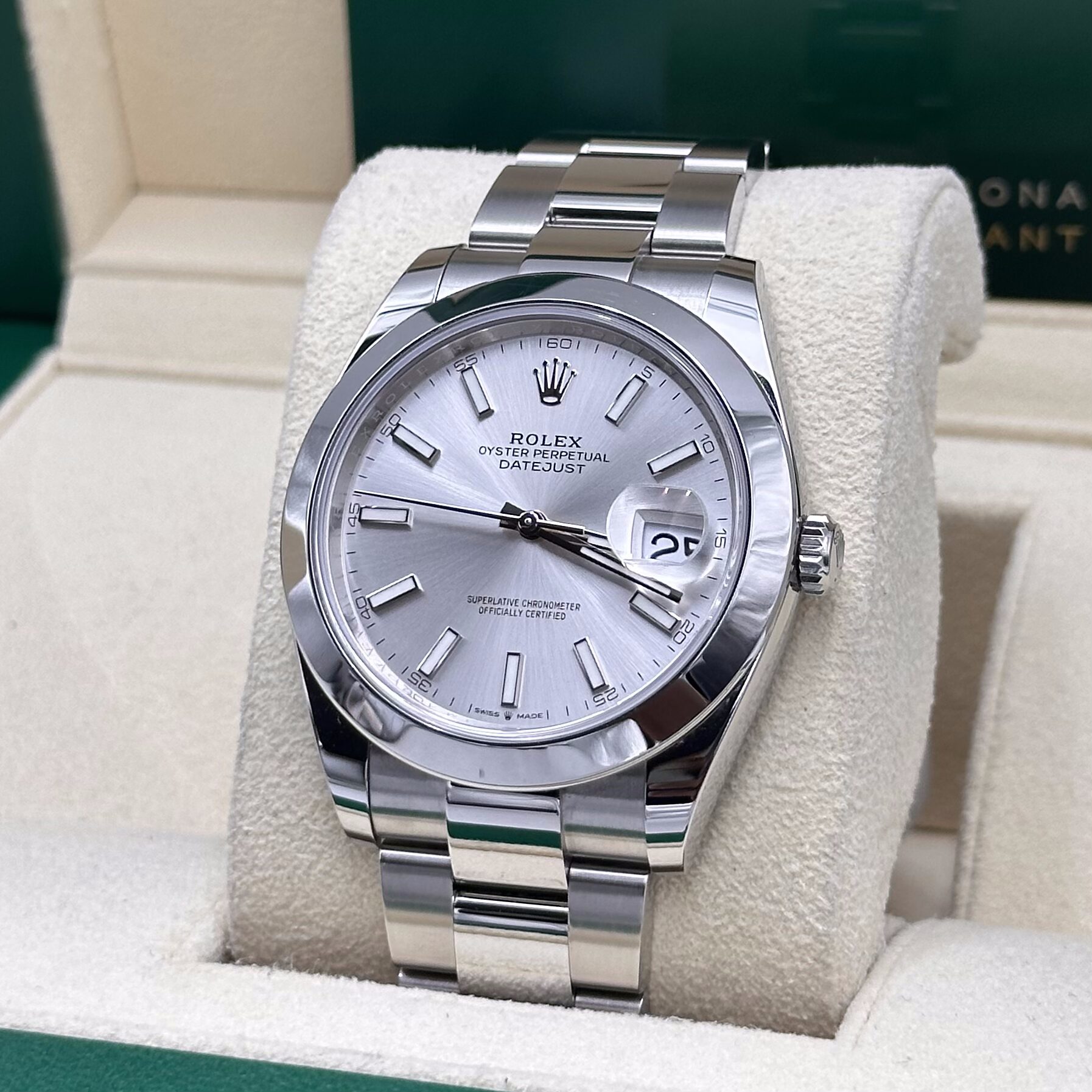 Rolex Datejust 41mm Silver Dial Ref: 126300 (2023)