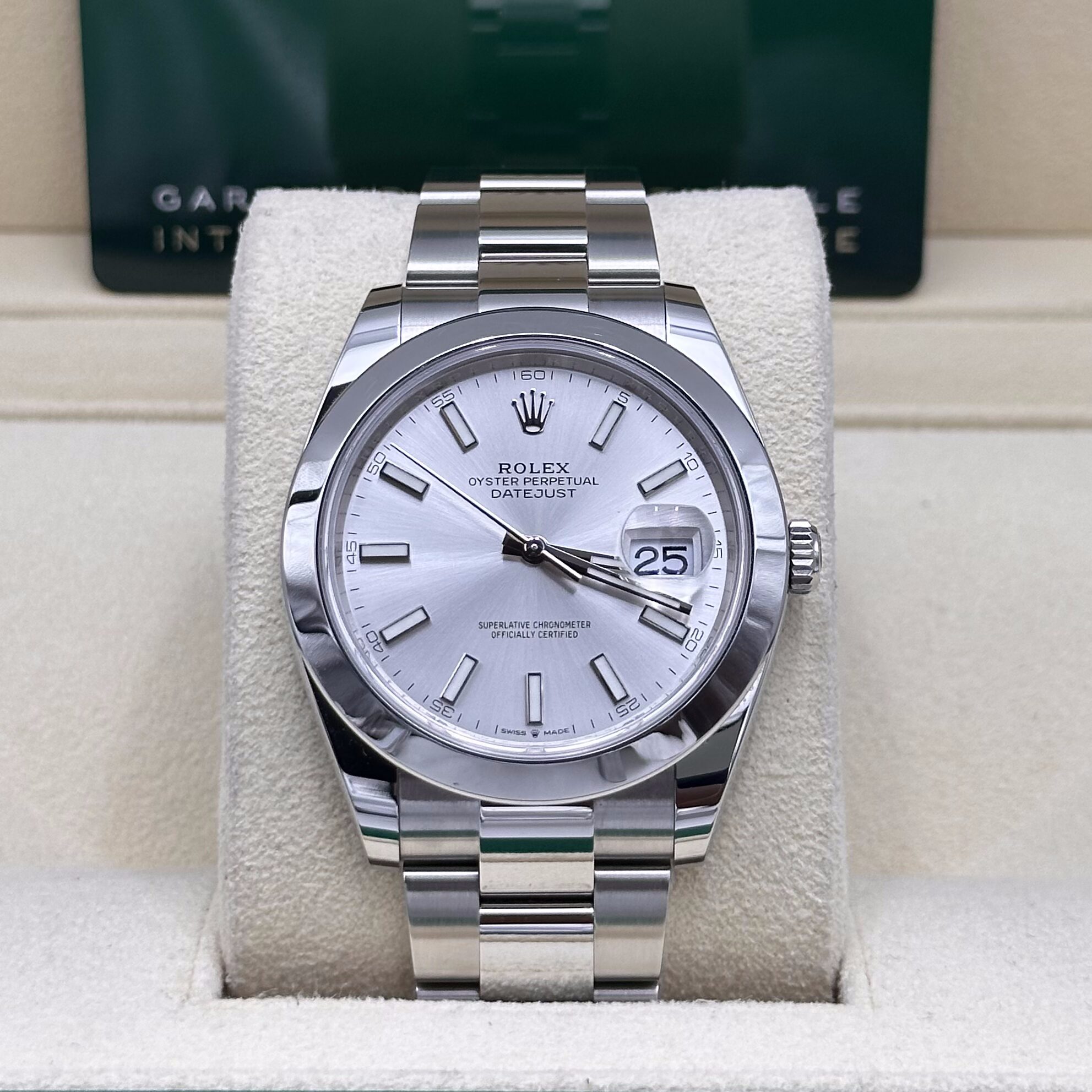 Rolex Datejust 41mm Silver Dial Ref: 126300 (2023)