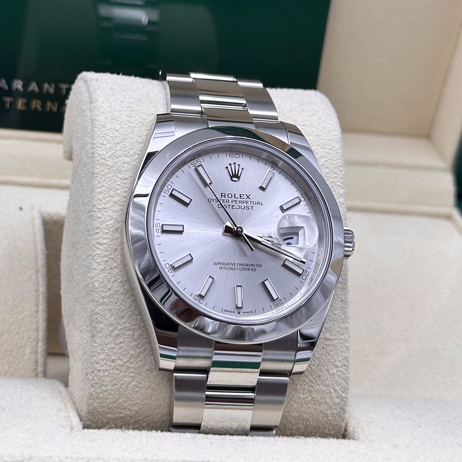Rolex Datejust 41mm Silver Dial Ref: 126300 (2023)