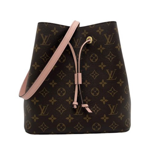 LOUIS VUITTON NEONOE MM ROSE POUDRE PINK MONOGRAM CANVAS (Like New)