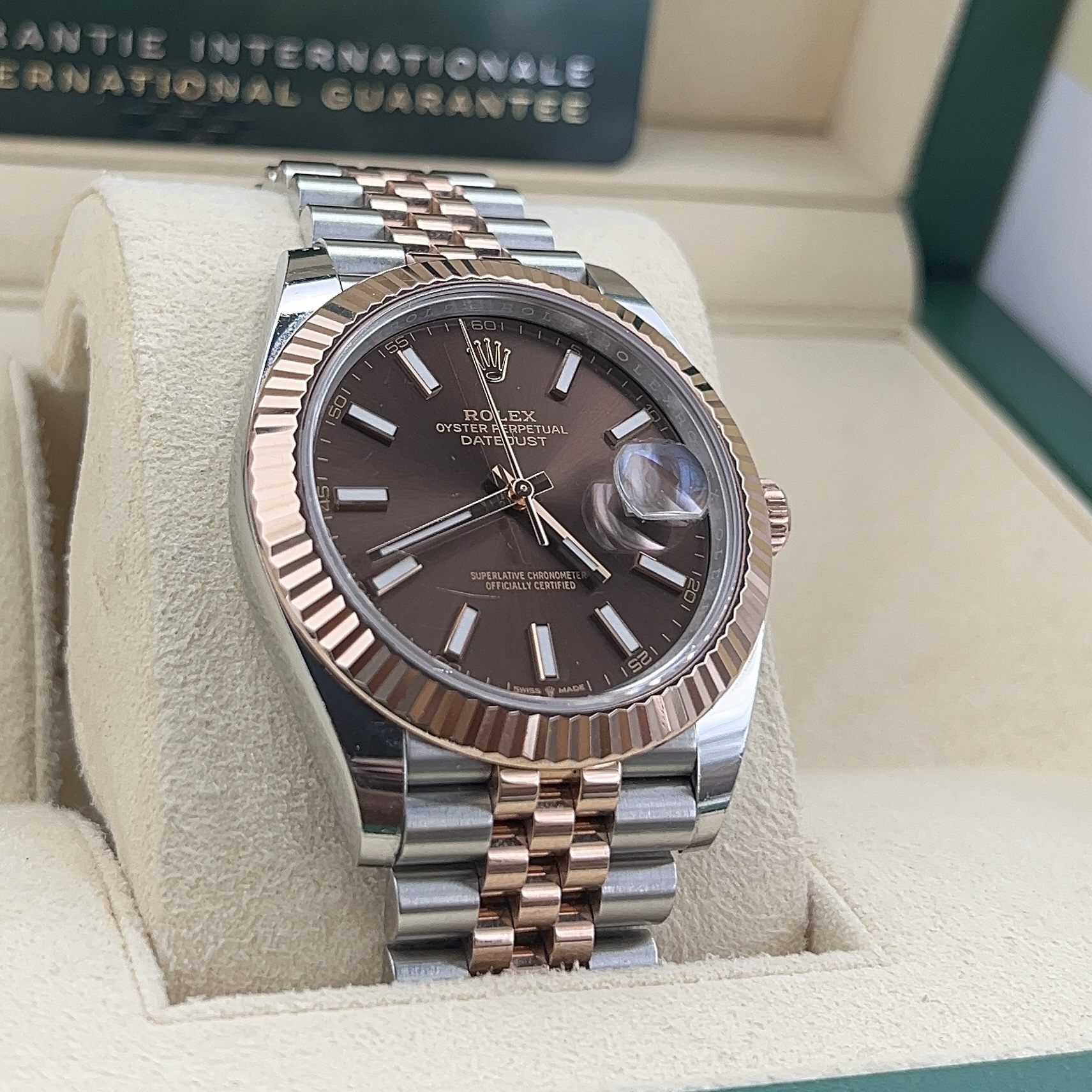 Rolex Datejust Rose Gold 41mm Chocolate Dial Ref: 126331
