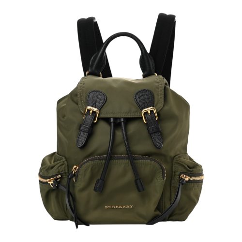 Burberry Nylon Medium Rucksack Backpack Green