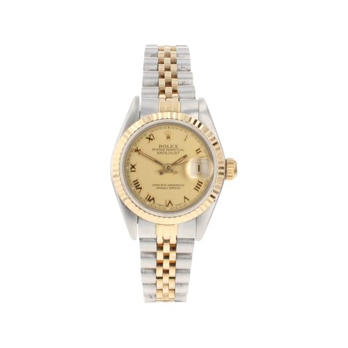 Rolex Datejuist 26mm Cream Roman Numeral Dial Ref: 69173