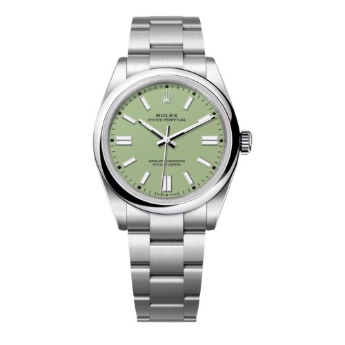 Rolex OP 41mm Pistachio Dial Ref: 134300 (Unworn) 2025
