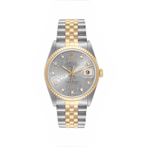 Rolex Datejust 36mm Grey jubilee Diamond Dial ref. 16013