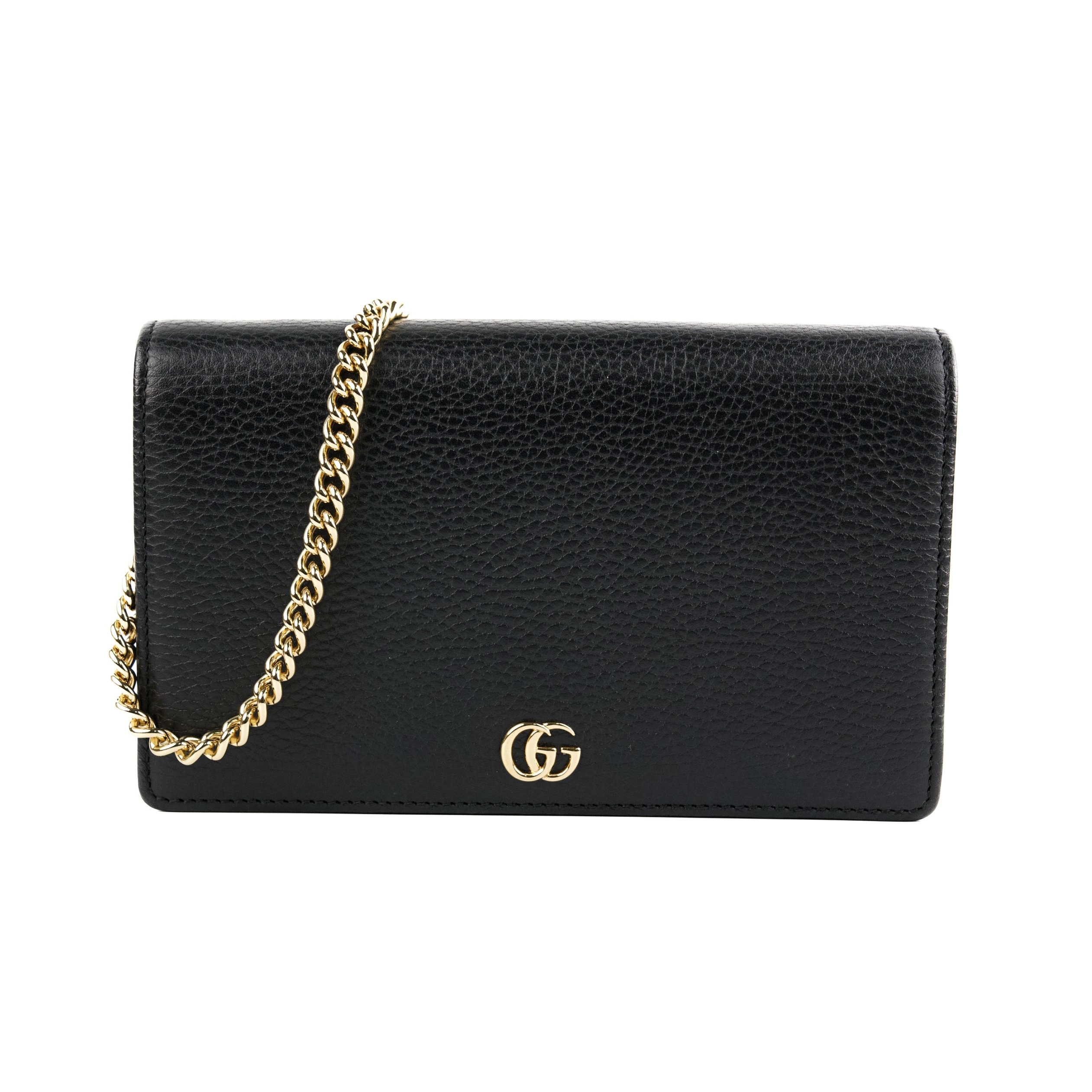 Gucci GG Marmont wallet on chain