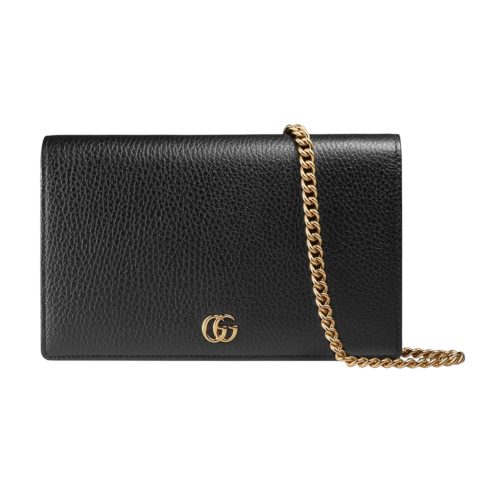 Gucci GG Marmont wallet on chain