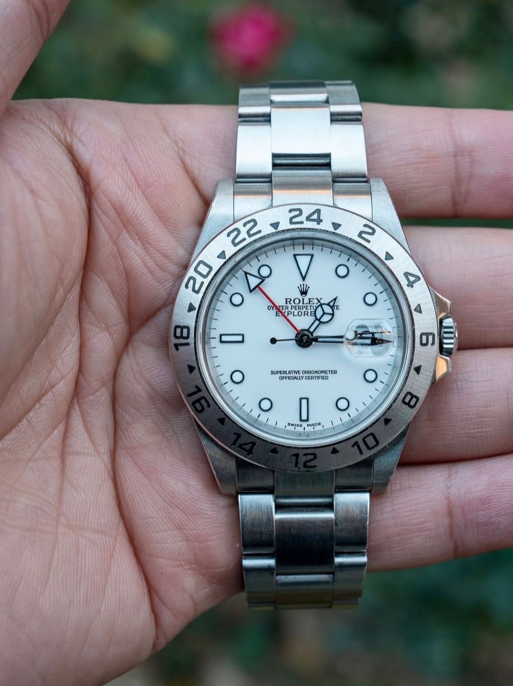 Rolex Explorer II Stainless Steel White Dial 40mm Ref. 16570
