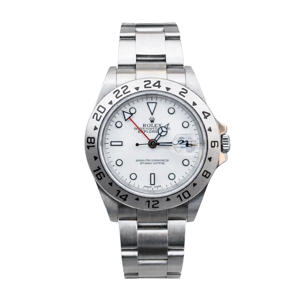 Rolex Explorer II Stainless Steel White Dial 40mm Ref. 16570