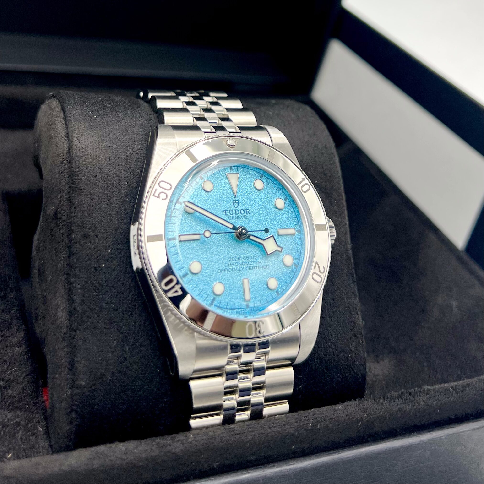 Tudor Black Bay 54 Lagoon Blue 37mm Steel Case Blue Dial Ref: 79000