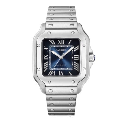 Cartier Santos De Cartier Large Blue Dial  Ref: WSSA0030