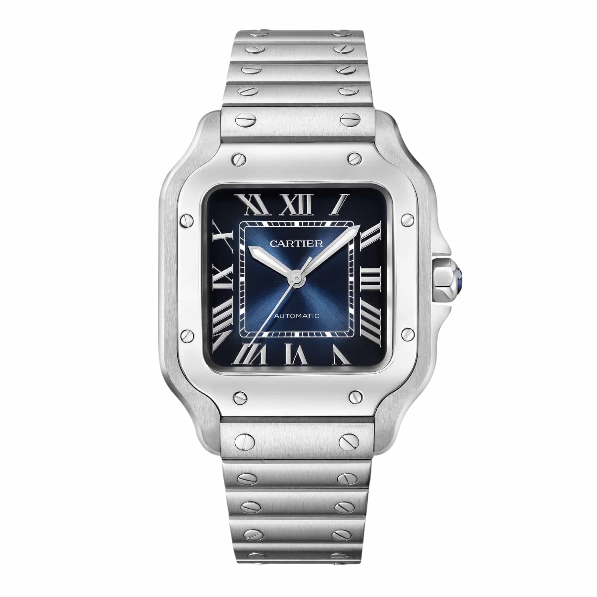Cartier Santos De Cartier Large Blue Dial Ref: WSSA0030