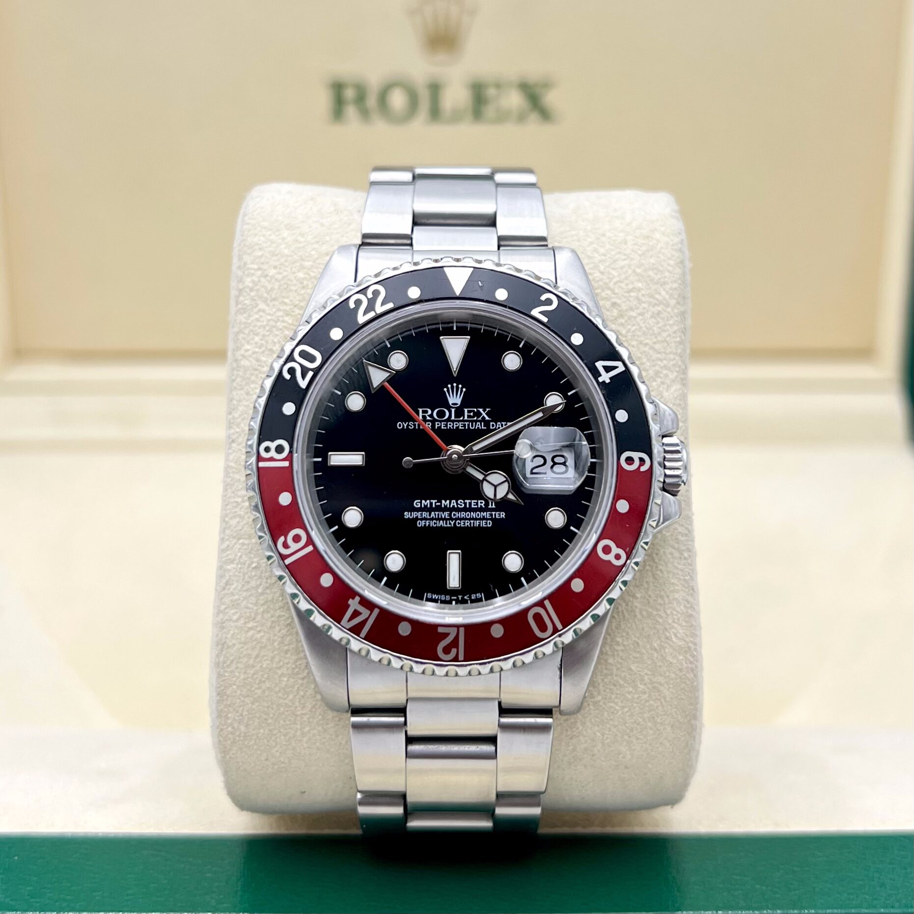 Rolex GMT-Master II Steel Red/Black Coke" Bezel 40mm ref. 16710
