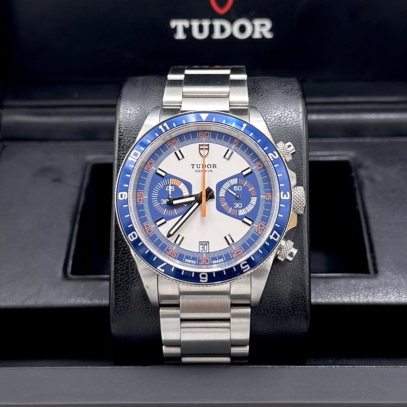 Tudor Heritage Chrono Blue Stainless Steel Ref: 70330