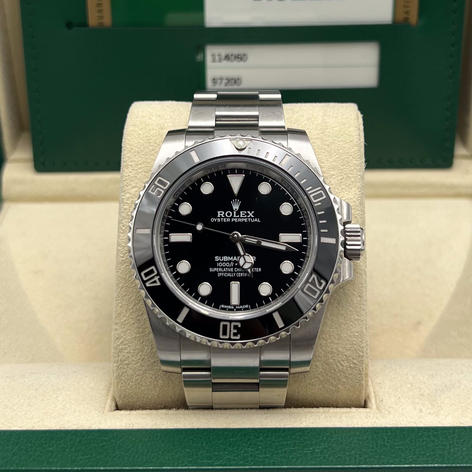 Rolex Submariner No Date Ceramic 40mm Ref: 114060