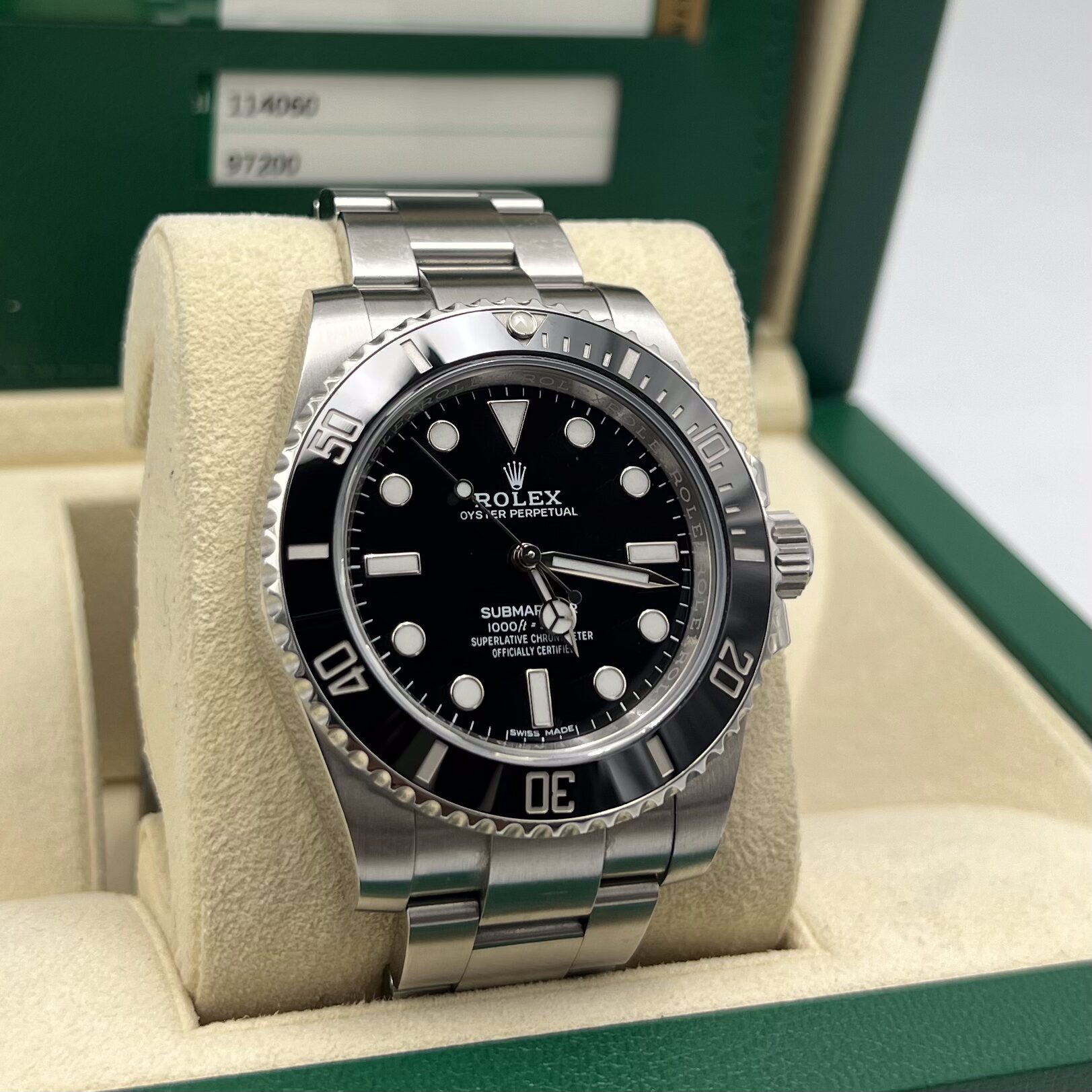 Rolex Submariner No Date Ceramic 40mm Ref: 114060