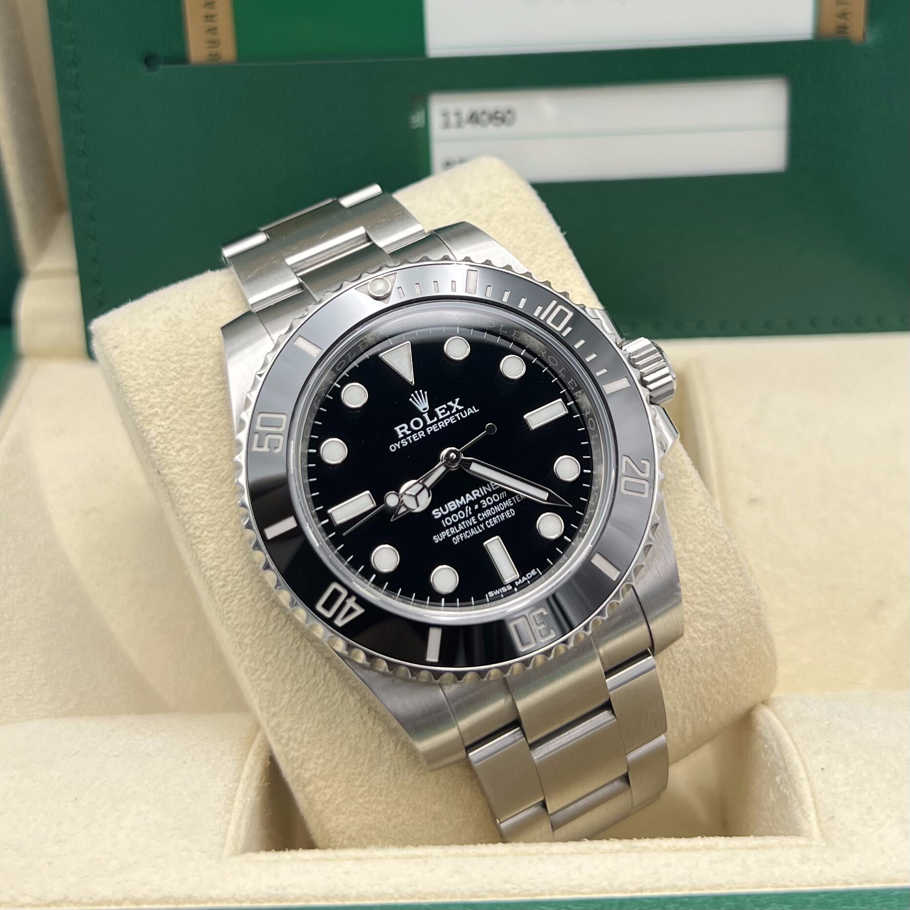 Rolex Submariner No Date Ceramic 40mm Ref: 114060