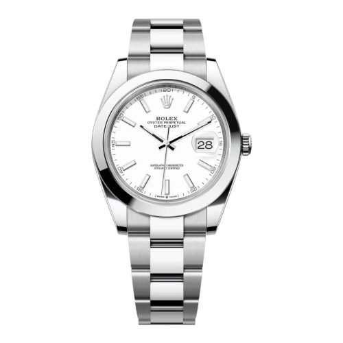 Rolex Datejust 41mm White Dial on Oyster Ref: 126300 (2023)
