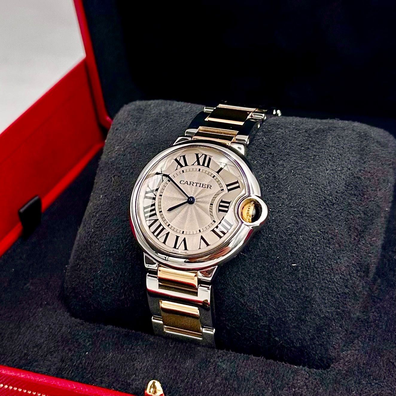 Cartier De Cartier Ballon Bleu Yellow Gold 36mm Ref: 3005