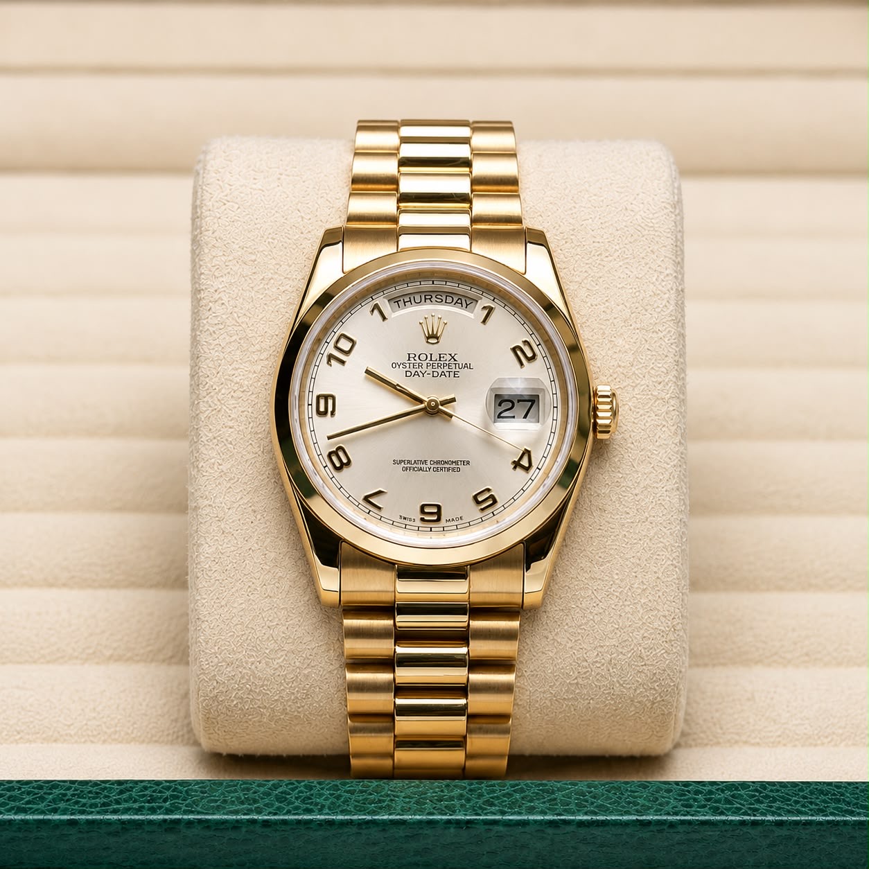 Rolex Day-Date Ref: 118208 36mm Yellow Gold