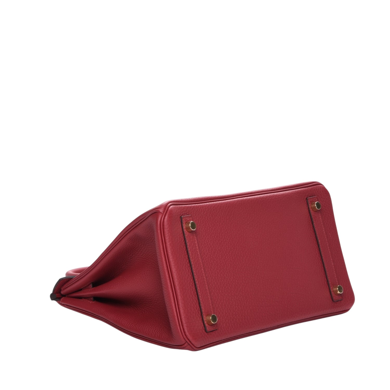 Hermes Birkin 30 Rouge Grenat Togo Leather Handbag