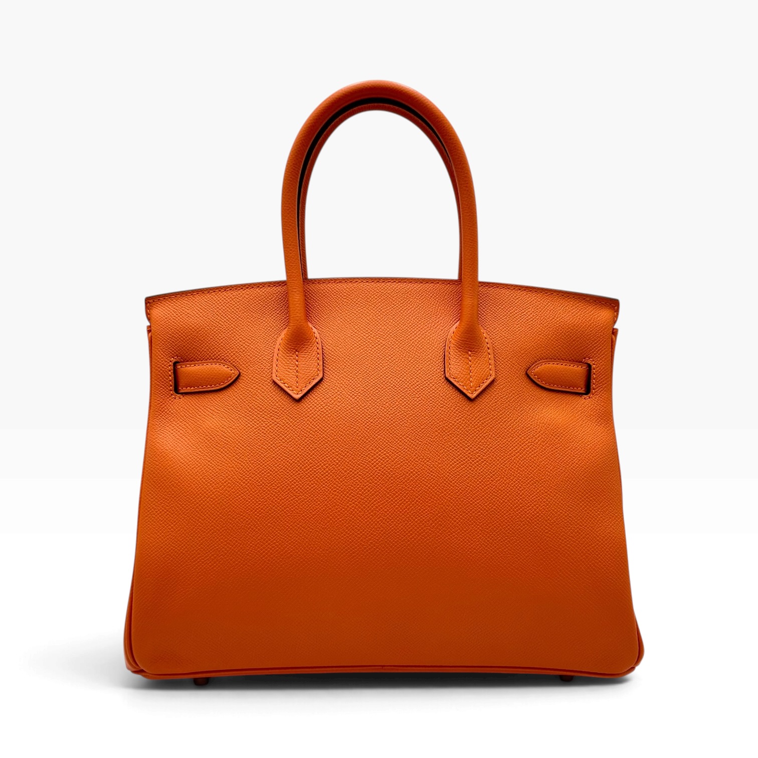 Hermes Birkin 30 Orange Togo Leather