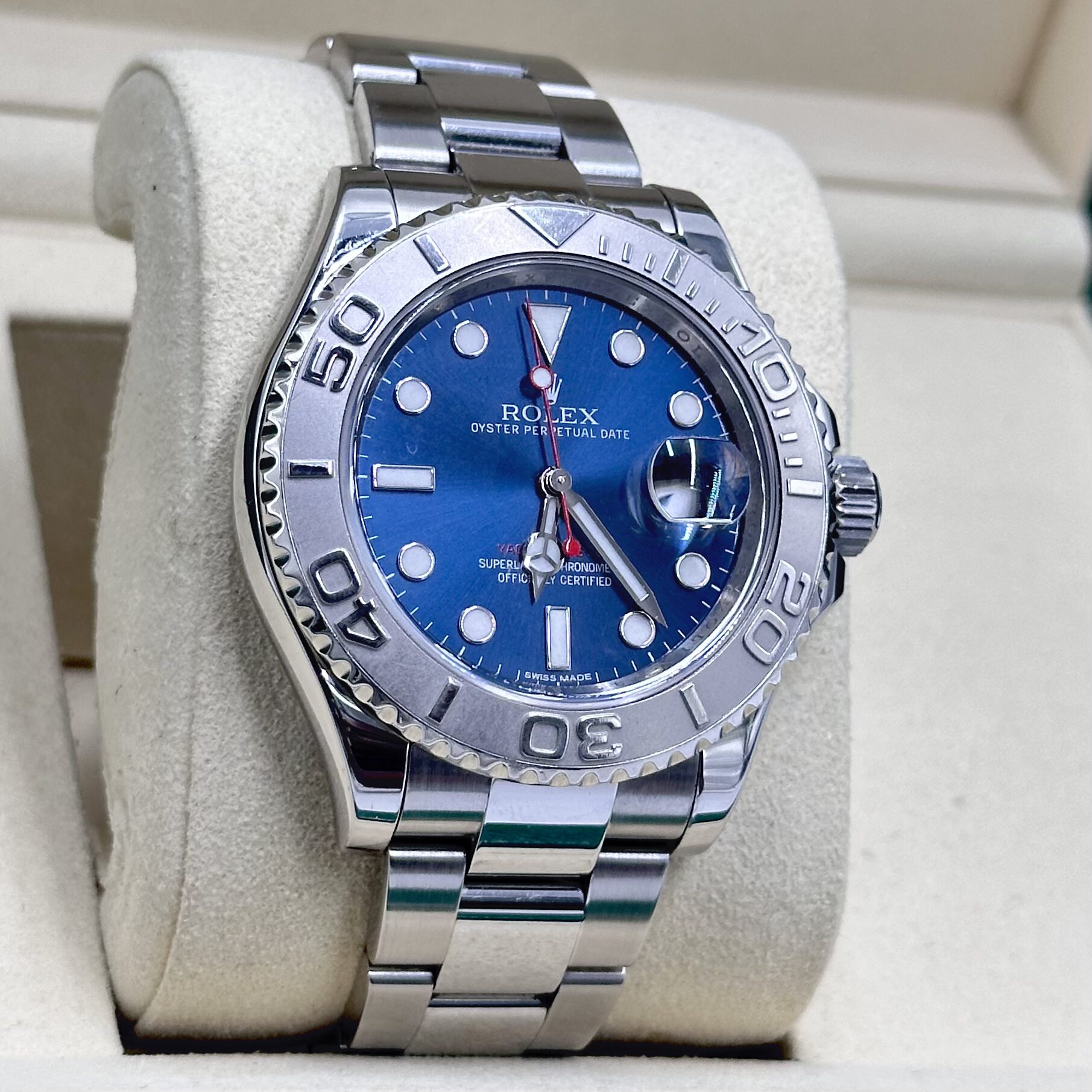 Rolex Yacht-Master Platinum Bezel 40mm Ref: 116622 - 2013