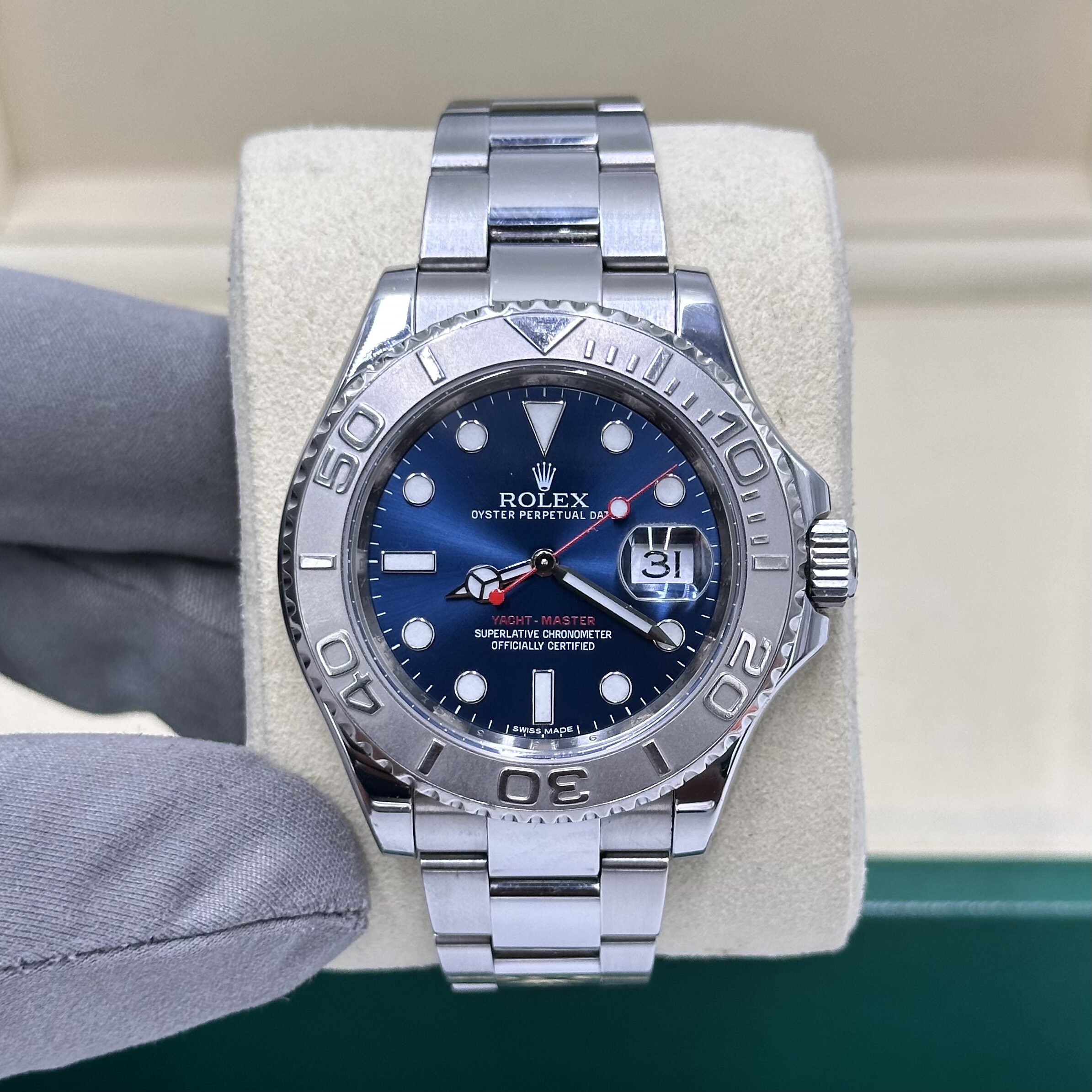 Rolex Yacht-Master Platinum Bezel 40mm Ref: 116622 - 2013