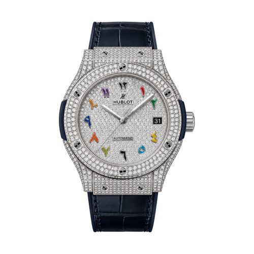 Hublot Classic Fusion Automatic Iced out Diamond Dial 44mm