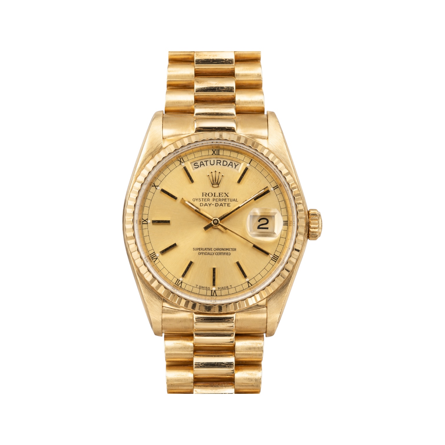 Rolex Day-Date Champagne Dial 36mm Ref: 18038